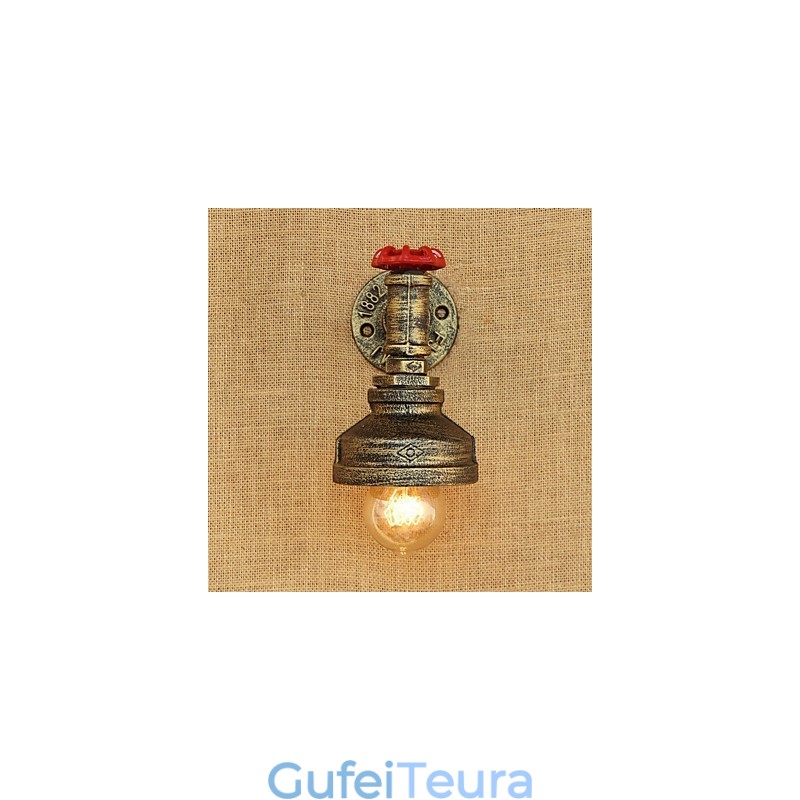 תכונת ציור רטרו כפרי עבור פמוטי קיר באור סביבתי