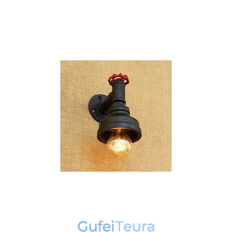 תכונת ציור רטרו כפרי עבור פמוטי קיר באור סביבתי