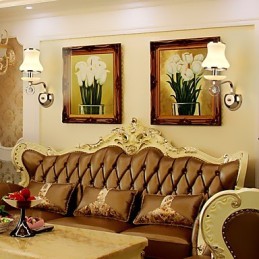 תכונת אלקטרו מודרנית עכשווית עבור אור סביבה קריסטל מנורות קיר פמוטי קיר