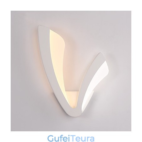 אורות קיר מודרניים פשטות סגנון אקריליק תאורה סלון מסדרון חדר שינה חדרי מלון מנורת ליד המיטה