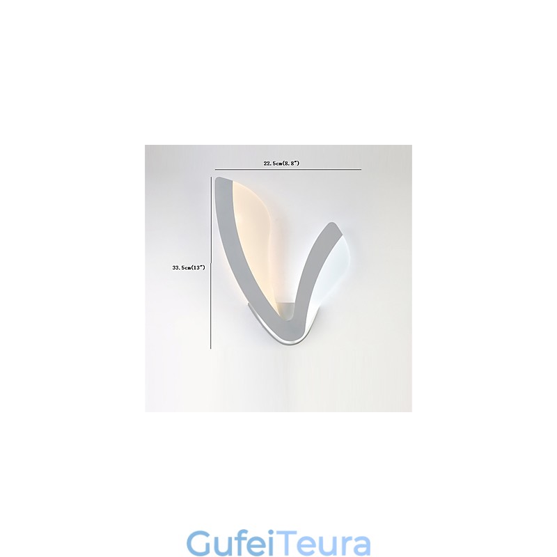 אורות קיר מודרניים פשטות סגנון אקריליק תאורה סלון מסדרון חדר שינה חדרי מלון מנורת ליד המיטה