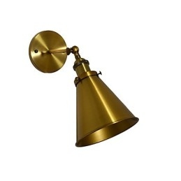 אור קיר פמוטים קיר ברזל מנורת קיר מטומטם שחור חרב אור מנורה על הקיר