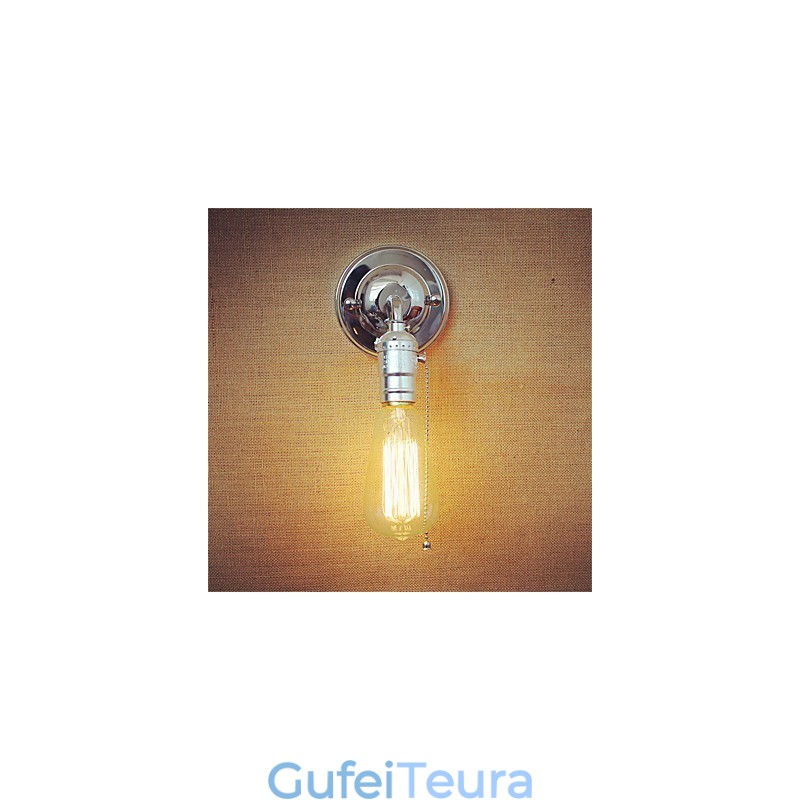רטרו לופט אדיסון מנורת קיר חדר שינה אורות קיר לבית למעלה למטה כפרי תעשייתי ראש יחיד מסדרון חדר ישיבה מיני דקור קיר