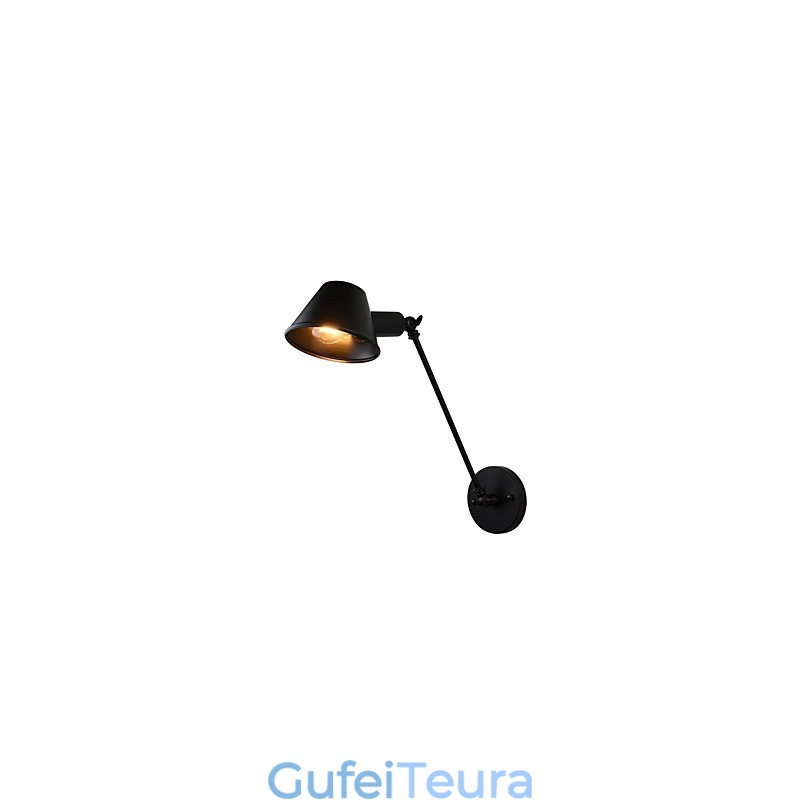 אור קיר פמוטים קיר ברזל מנורת קיר רטרו וינטג' מודרני יוקרתי בר מערב מסעדה בית קפה