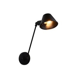 אור קיר פמוטים קיר ברזל מנורת קיר רטרו וינטג' מודרני יוקרתי בר מערב מסעדה בית קפה