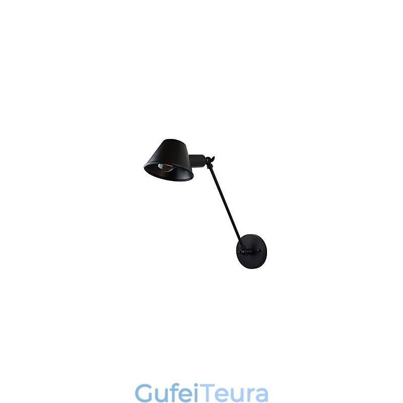 אור קיר פמוטים קיר ברזל מנורת קיר רטרו וינטג' מודרני יוקרתי בר מערב מסעדה בית קפה