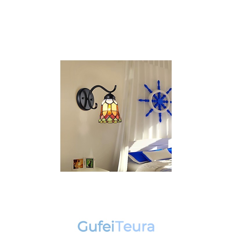 כפרי לודג' תכונת ציור עבור Downlight קיר פמוטי קיר אור