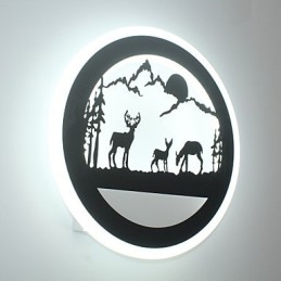 מנורת קיר מנורת קיר מנורת חדר שינה סלון אורות מודרני מינימליסטי יצירתי מסדרון מנורת אקריליק