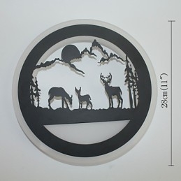 מנורת קיר מנורת קיר מנורת חדר שינה סלון אורות מודרני מינימליסטי יצירתי מסדרון מנורת אקריליק