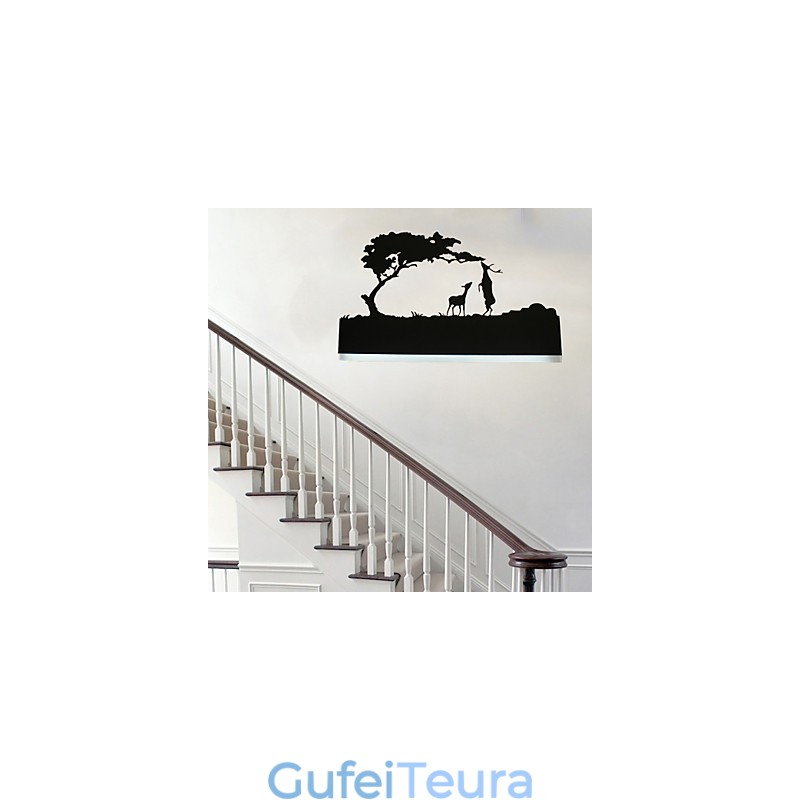 מנורת קיר מנורת ליד המיטה אירופאי יצירתי מודרני מינימליסטי חדר שינה חדר ילדים תאורה מנורת מדרגות מראה מנורת קדמית