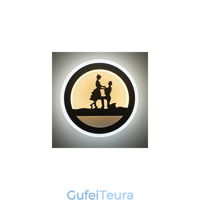 מנורת קישוט ליד המיטה חדר שינה יצירתי סלון אור מסדרון מנורת קיר מודרנית מינימליסטית