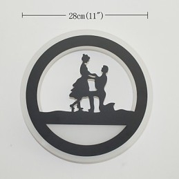 מנורת קישוט ליד המיטה חדר שינה יצירתי סלון אור מסדרון מנורת קיר מודרנית מינימליסטית