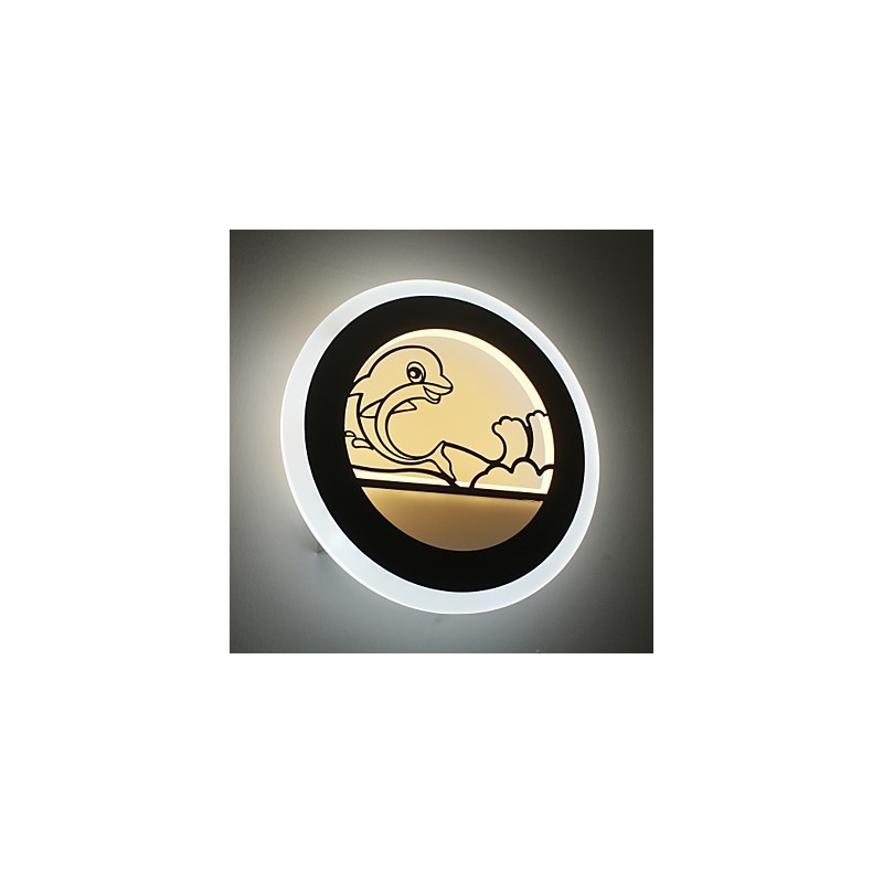 חדר שינה מודרני מינימליסטי מנורת קיר מנורת ליד המיטה של מנורת קיר יצירתית לילדים אישיות מנורת מדרגות אקריליק