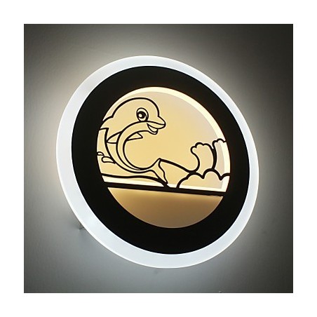 חדר שינה מודרני מינימליסטי מנורת קיר מנורת ליד המיטה של מנורת קיר יצירתית לילדים אישיות מנורת מדרגות אקריליק