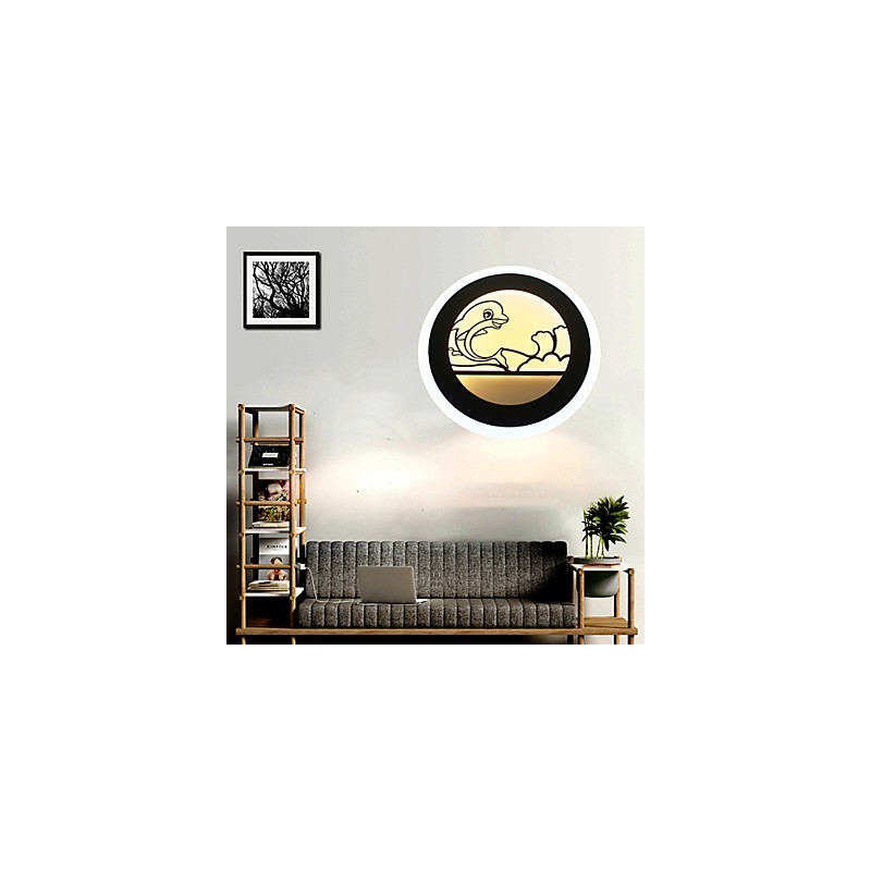 חדר שינה מודרני מינימליסטי מנורת קיר מנורת ליד המיטה של מנורת קיר יצירתית לילדים אישיות מנורת מדרגות אקריליק