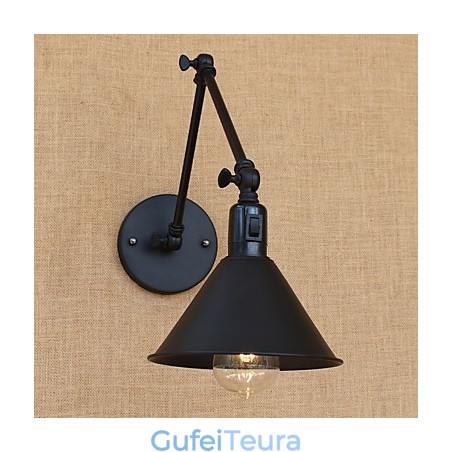 תכונת ציור רטרו כפרי עבור אורות זרוע נדנדה בסגנון מיני