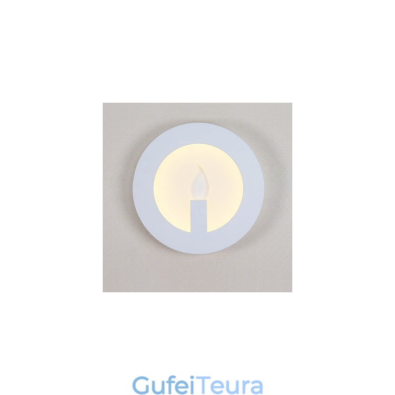 משולבת תכונת ציור מודרנית עכשווית לקיר פמוטי קיר עם אור סביבתי