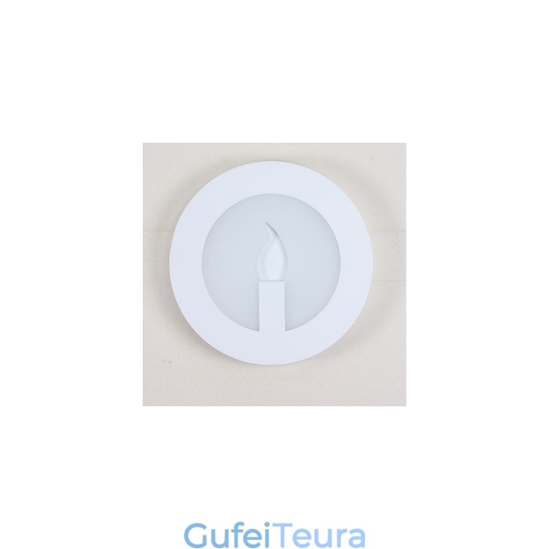 משולבת תכונת ציור מודרנית עכשווית לקיר פמוטי קיר עם אור סביבתי