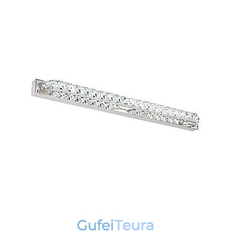 ארוכות מנורת מראה מנורת אמבטיה אורות מתכת וקריסטל קיר אור