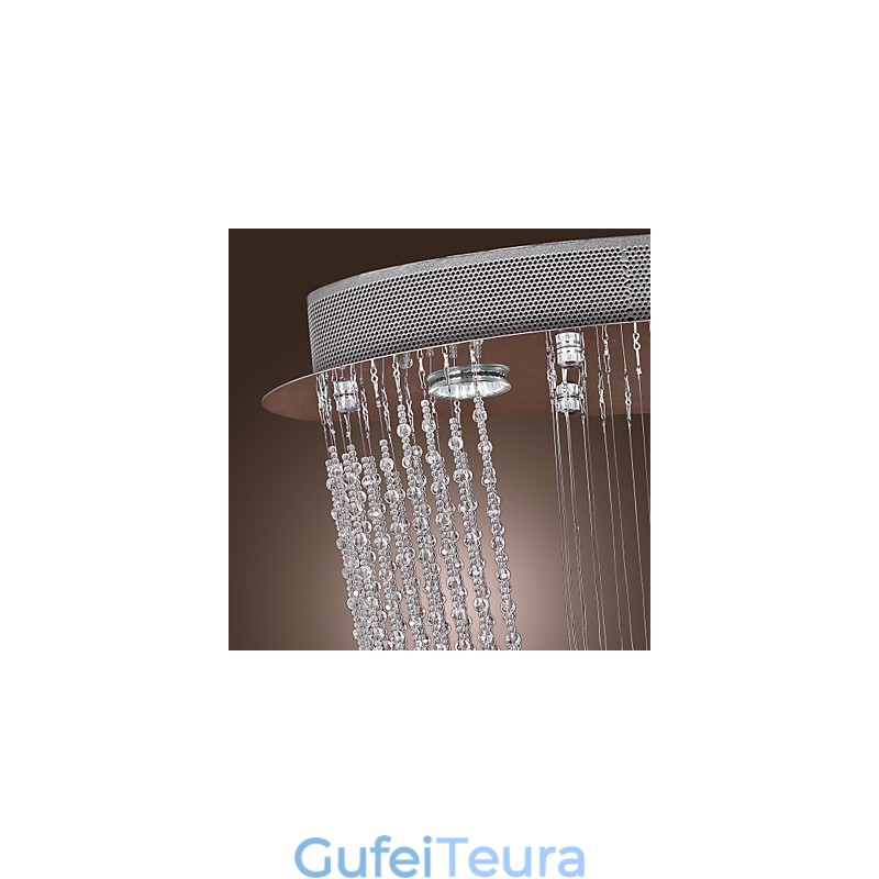 נברשת כרום קריסטל מודרנית עכשווית