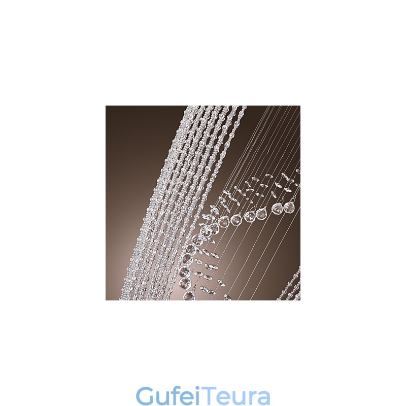 נברשת כרום קריסטל מודרנית עכשווית