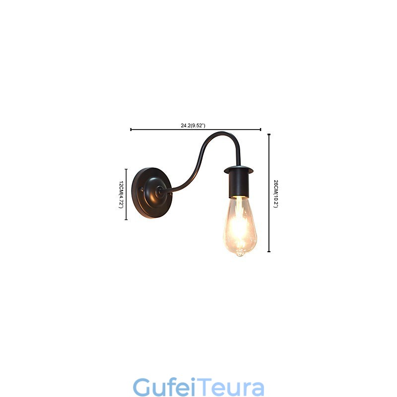 כפרי לודג' תכונת ציור קלאסי מסורתי עבור Downlight פמוטי קיר פנס קיר