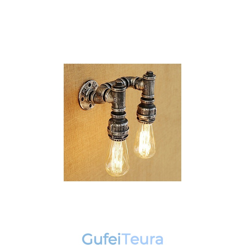 תכונת ציור רטרו ארץ עבור זרוע נדנדה אור סביבה פמוטים קיר פנס קיר