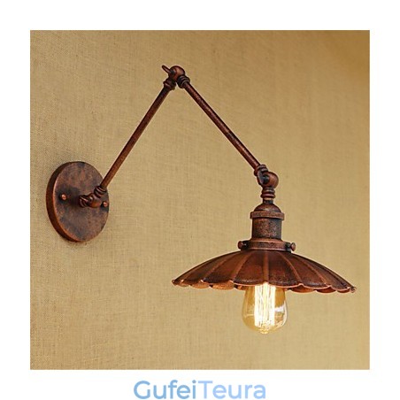 כפרי לודג' כפרי תכונת ציור רטרו עבור זרוע נדנדה בסגנון מיני נדנדה אור סביבתי