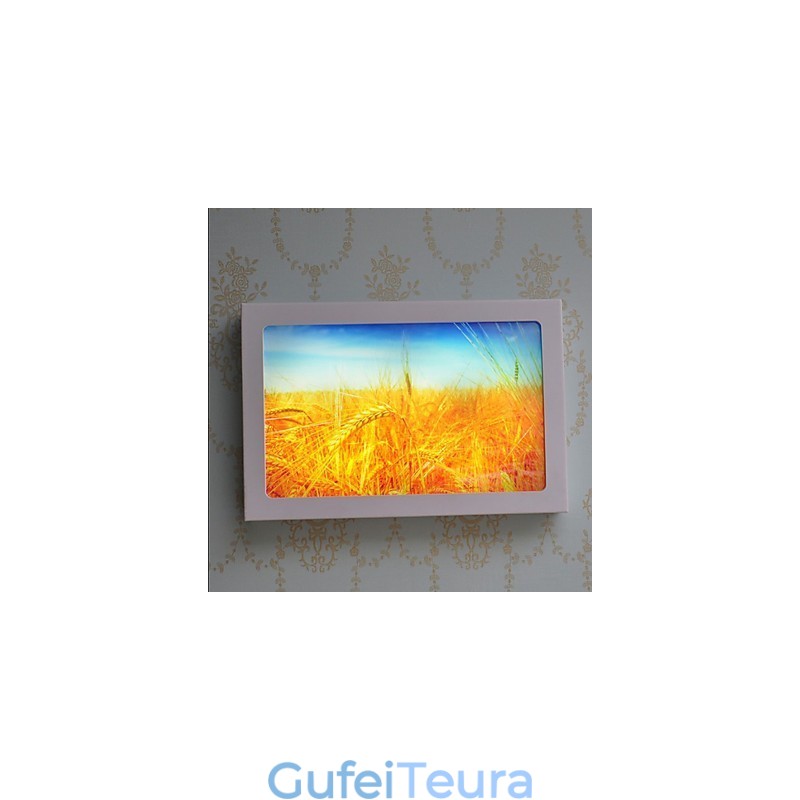 משולבת תכונת ציור מודרנית עכשווית מודרנית עכשווית עבור פמוטי קיר עם אור אווירה