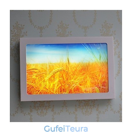 משולבת תכונת ציור מודרנית עכשווית מודרנית עכשווית עבור פמוטי קיר עם אור אווירה