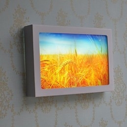 משולבת תכונת ציור מודרנית עכשווית מודרנית עכשווית עבור פמוטי קיר עם אור אווירה