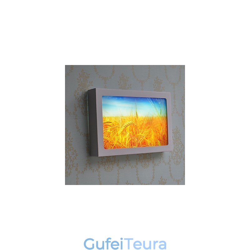 משולבת תכונת ציור מודרנית עכשווית מודרנית עכשווית עבור פמוטי קיר עם אור אווירה