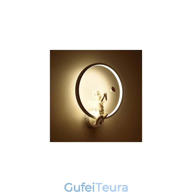 נורדי מודרני מינימליסטי מנורת קיר חדר שינה אורות דקורטיביים מוצרי אלומיניום מנורות מלאכים מסדרונות אורות קיר