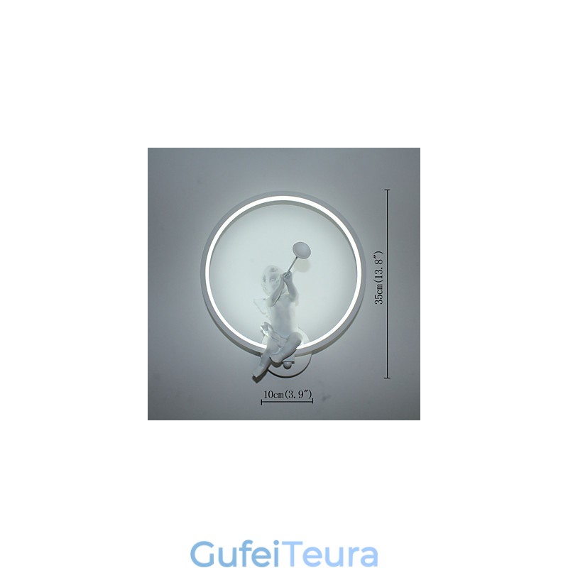 נורדי מודרני מינימליסטי מנורת קיר חדר שינה אורות דקורטיביים מוצרי אלומיניום מנורות מלאכים מסדרונות אורות קיר