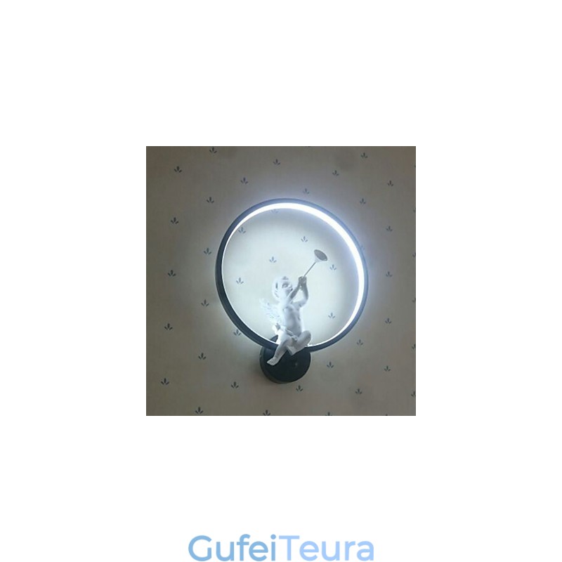 נורדי מודרני מינימליסטי מנורת קיר חדר שינה אורות דקורטיביים מוצרי אלומיניום מנורות מלאכים מסדרונות אורות קיר