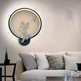 נורדי מודרני מינימליסטי מנורת קיר חדר שינה אורות דקורטיביים מוצרי אלומיניום מנורות מלאכים מסדרונות אורות קיר