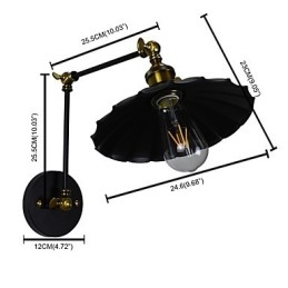 כפרי לודג' תכונת ציור קלאסי מסורתי עבור אורות קיר אורות קיר Downlight