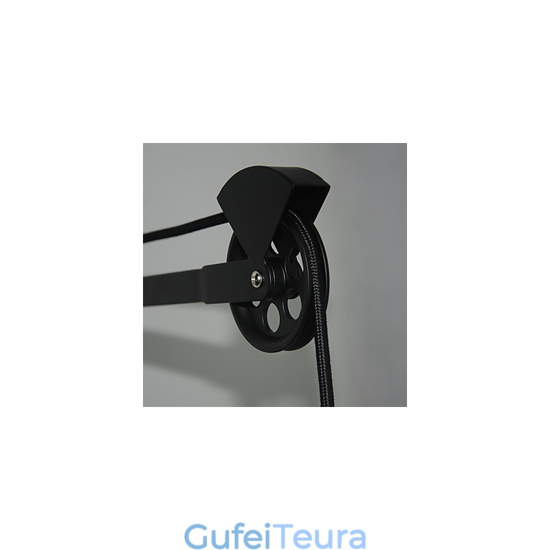 מנורת קיר בסגנון כפרי אמריקאי רטרו creative מנורת קיר גלגלת עץ