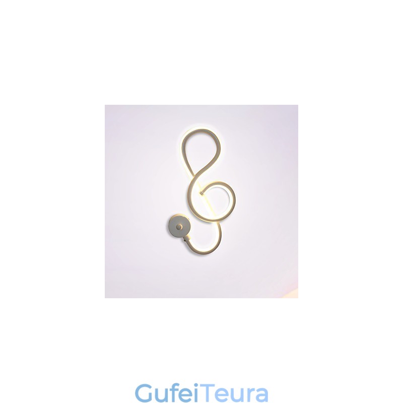 פשוט מודרני יצירתי אור בר קיר מעבר משובץ מנורה מסדרון אורות חדר שינה מנורת מנורת אלומיניום