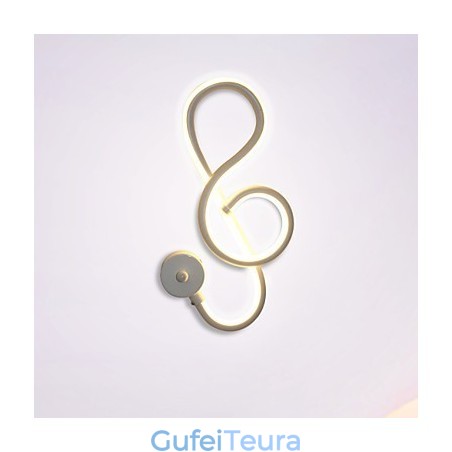 פשוט מודרני יצירתי אור בר קיר מעבר משובץ מנורה מסדרון אורות חדר שינה מנורת מנורת אלומיניום