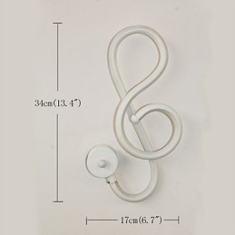 פשוט מודרני יצירתי אור בר קיר מעבר משובץ מנורה מסדרון אורות חדר שינה מנורת מנורת אלומיניום