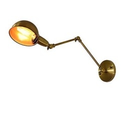 כפרי לודג' מסורתי קלאסי עתיק פליז תכונה עבור Downlight אורות קיר אורות קיר