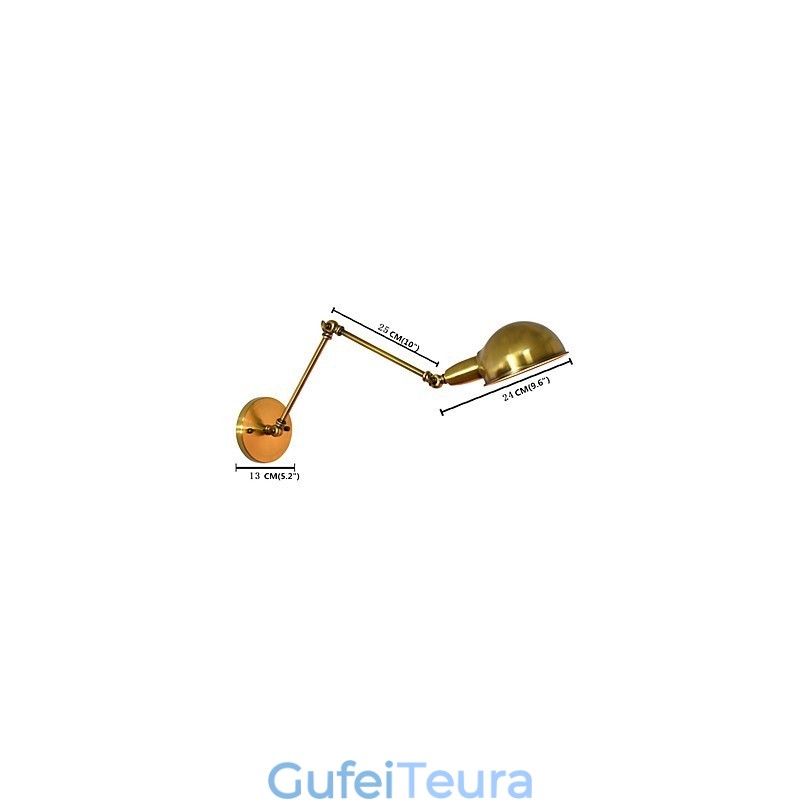 כפרי לודג' מסורתי קלאסי עתיק פליז תכונה עבור Downlight אורות קיר אורות קיר