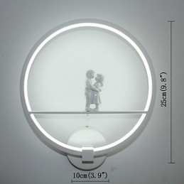 מנורת קיר מודרני מינימליסטי סלון דקורטיבי מסדרון אלומיניום מנורת מרפסת חדר שינה מנורת ליד המיטה