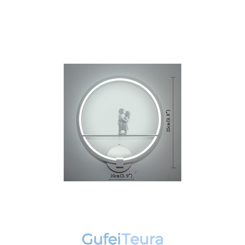 מנורת קיר מודרני מינימליסטי סלון דקורטיבי מסדרון אלומיניום מנורת מרפסת חדר שינה מנורת ליד המיטה