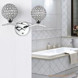 הפשטות של מנורת קריסטל מודרנית אופנה יצירתית מנורת ליד המיטה בחדר אוכל אורות מעבר