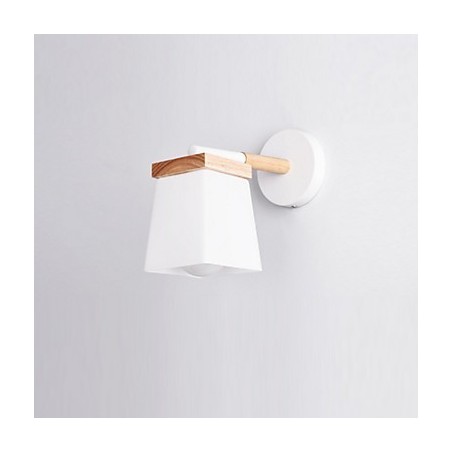 Squere Glassshade מנורת קיר לחדר שינה תכונה מודרנית תכונה אור סביבתי קיר פמוטים קיר אור