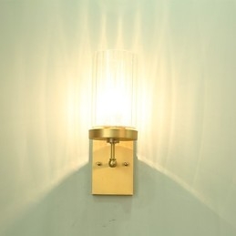 תכונת פליז כפרית מסורתית עבור מיני סגנון Uplight קיר פמוטי קיר אור