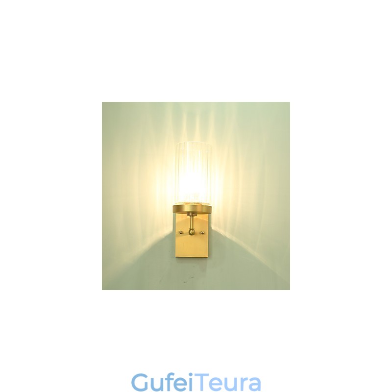 תכונת פליז כפרית מסורתית עבור מיני סגנון Uplight קיר פמוטי קיר אור