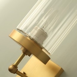 תכונת פליז כפרית מסורתית עבור מיני סגנון Uplight קיר פמוטי קיר אור